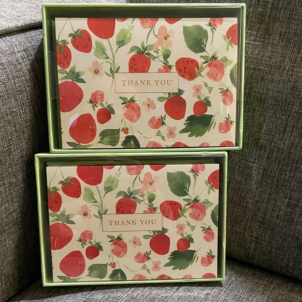 Strawberry Thank You Cards